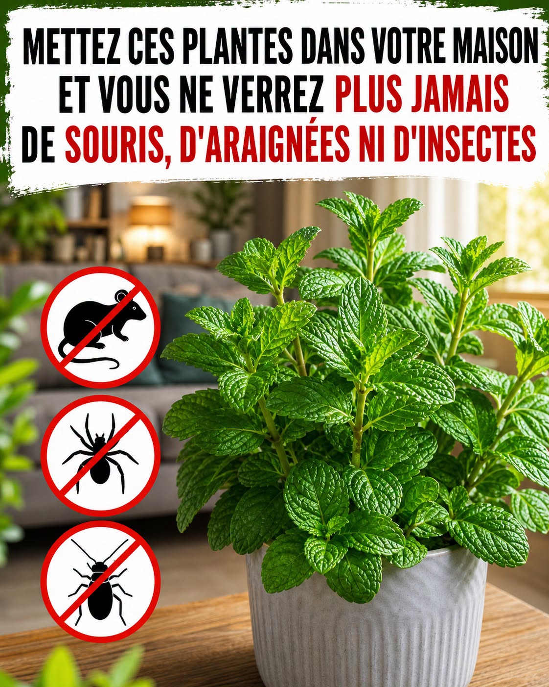8 plantes qui aident à éloigner les souris, les araignées et d’autres insectes