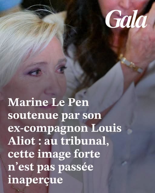 Marine Le Pen soutenue par son ex-compagnon Louis Aliot : au tribunal, cette image forte n’est pas passée inaperçue