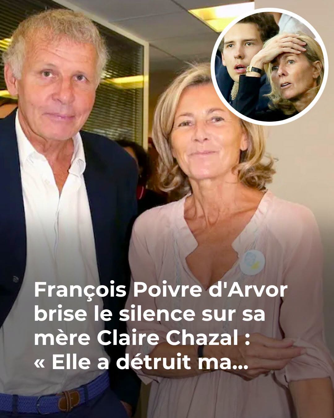 PPDA : François, le fils qu’il a eu avec Claire Chazal, n’a pas supporté l’exposition médiatique de ses parents