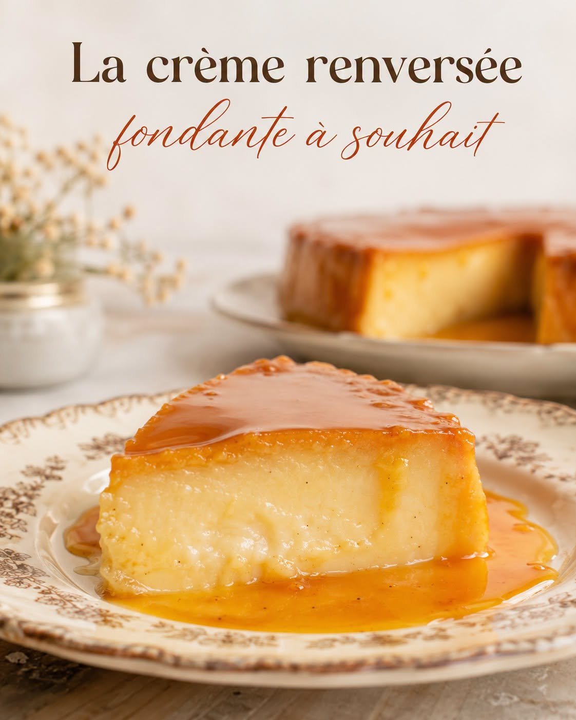 Crème renversée maison : recette classique et fondante