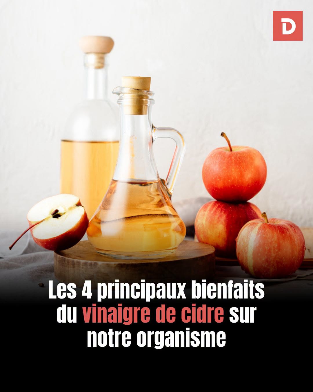 Vinaigre de cidre : ces 4 effets sur votre corps si vous en buvez chaque matin