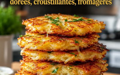 Galettes de pommes de terre croustillantes au fromage