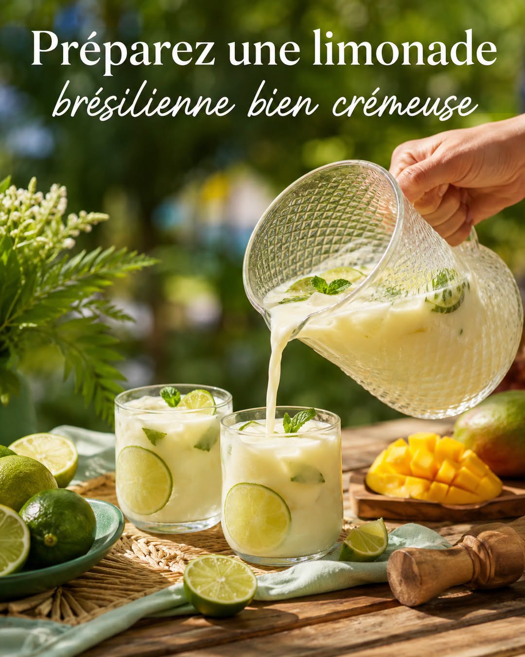 Comment préparer une limonade brésilienne ultra crémeuse ?