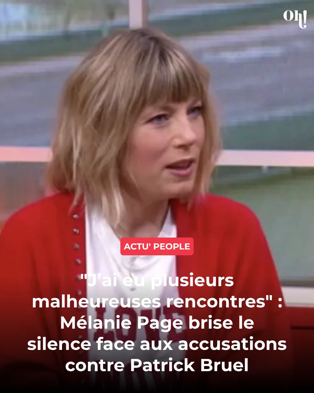 Patrick Bruel au cœur de la tourmente : Mélanie Page prend la parole face au scandale