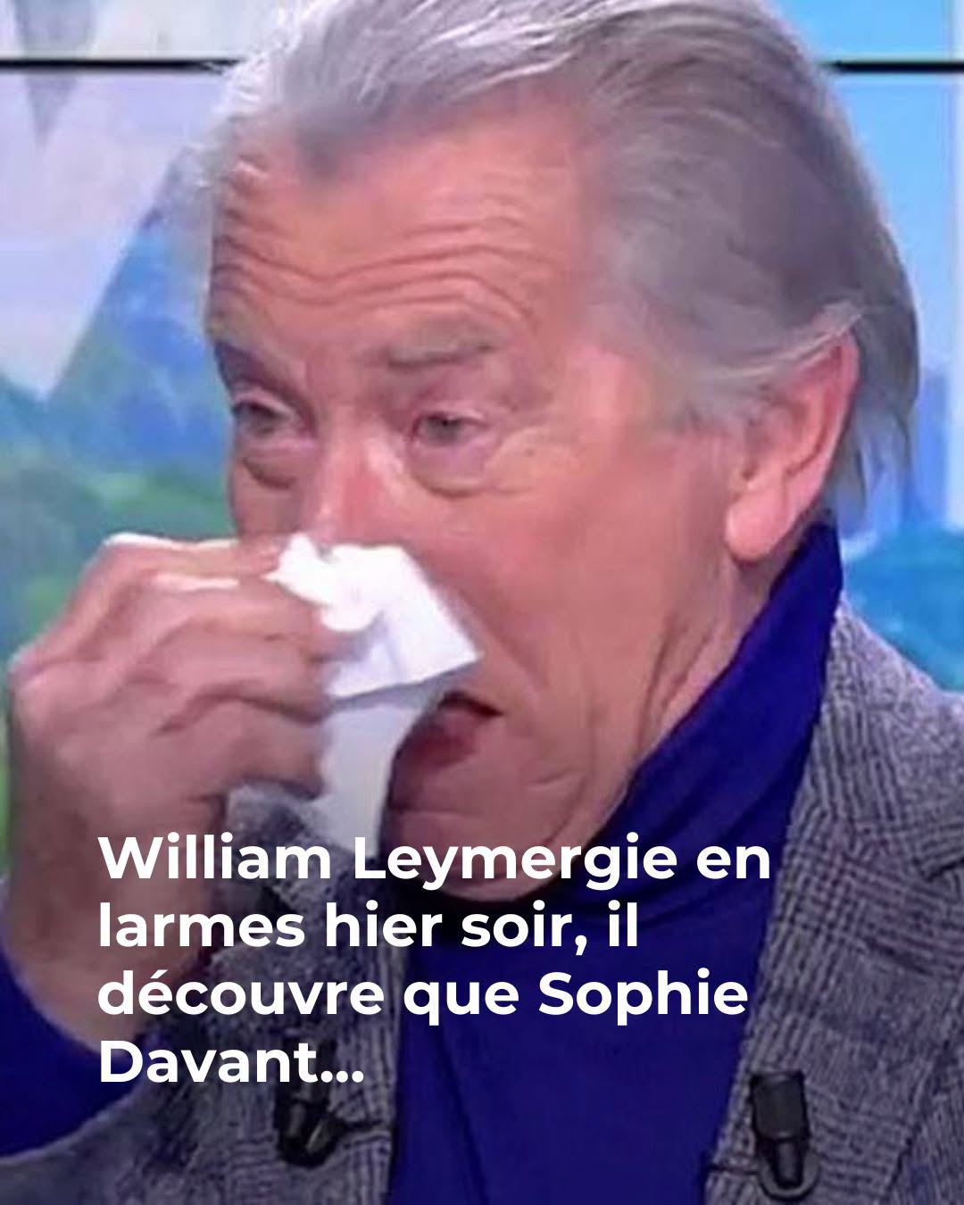 “C’est une déchirure” : William Leymergie ému aux larmes en revoyant son départ de Télématin