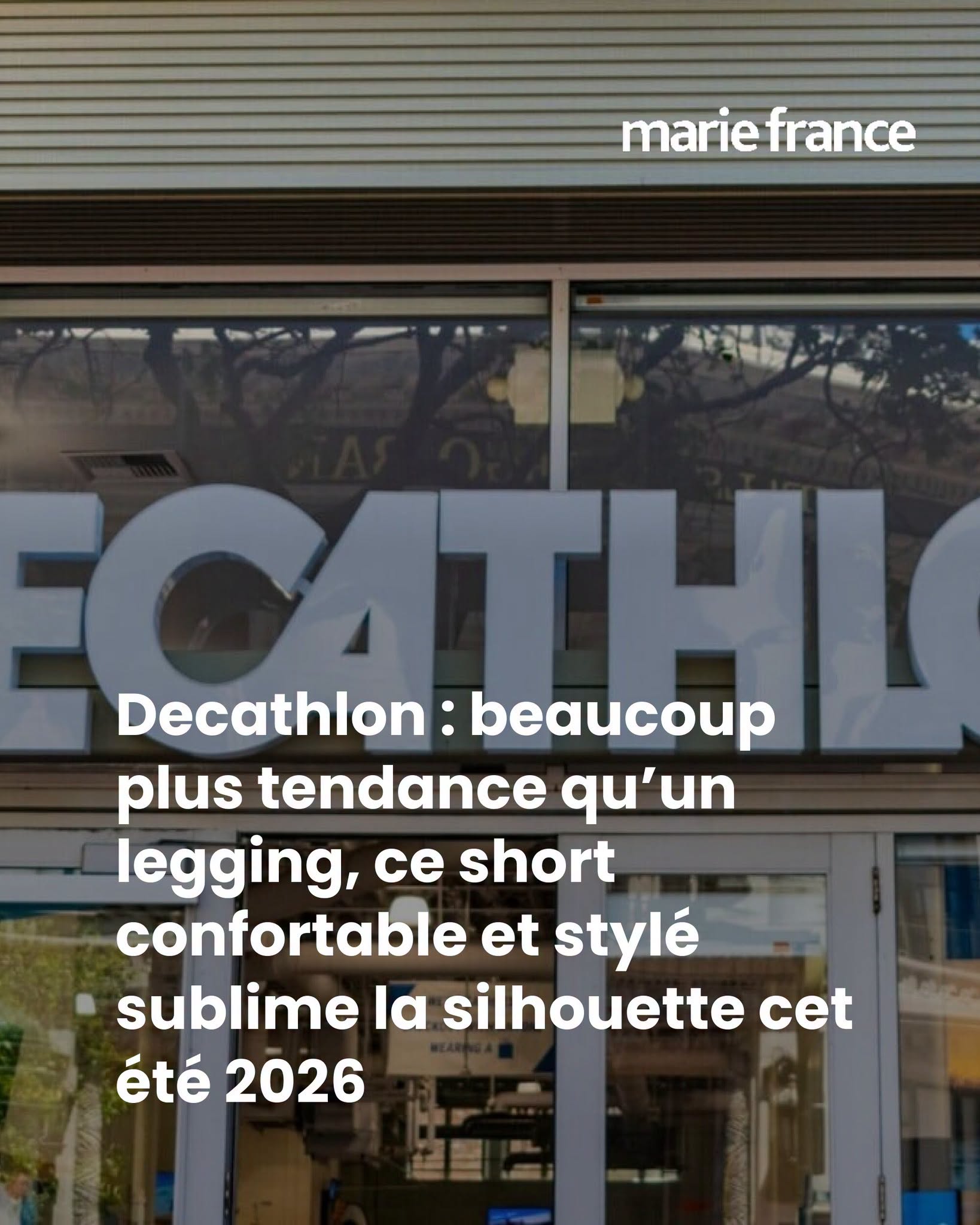 Decathlon : beaucoup plus tendance qu’un legging, ce short confortable et stylé sublime la silhouette cet été 2026