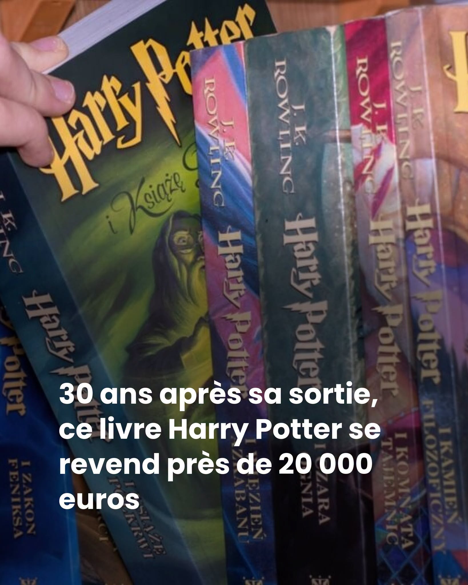 30 ans après sa sortie, ce livre Harry Potter se revend près de 20 000 euros