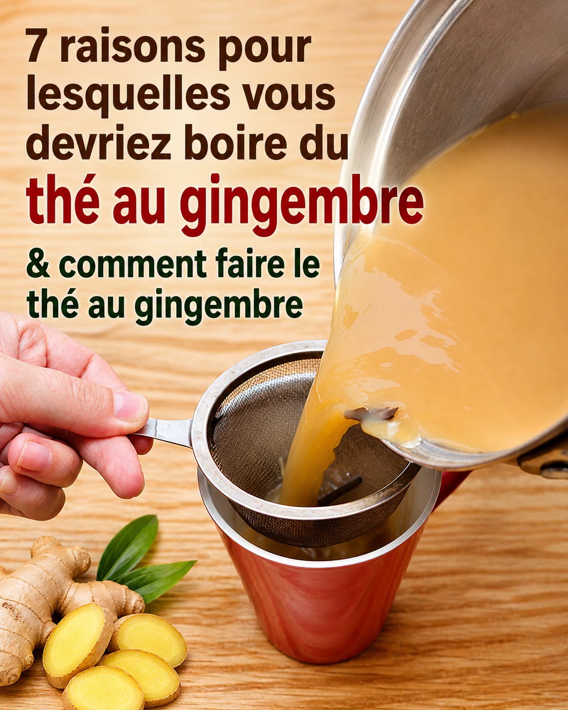 7 raisons pour lesquelles vous devriez boire du thé au gingembre & comment faire le thé au gingembre