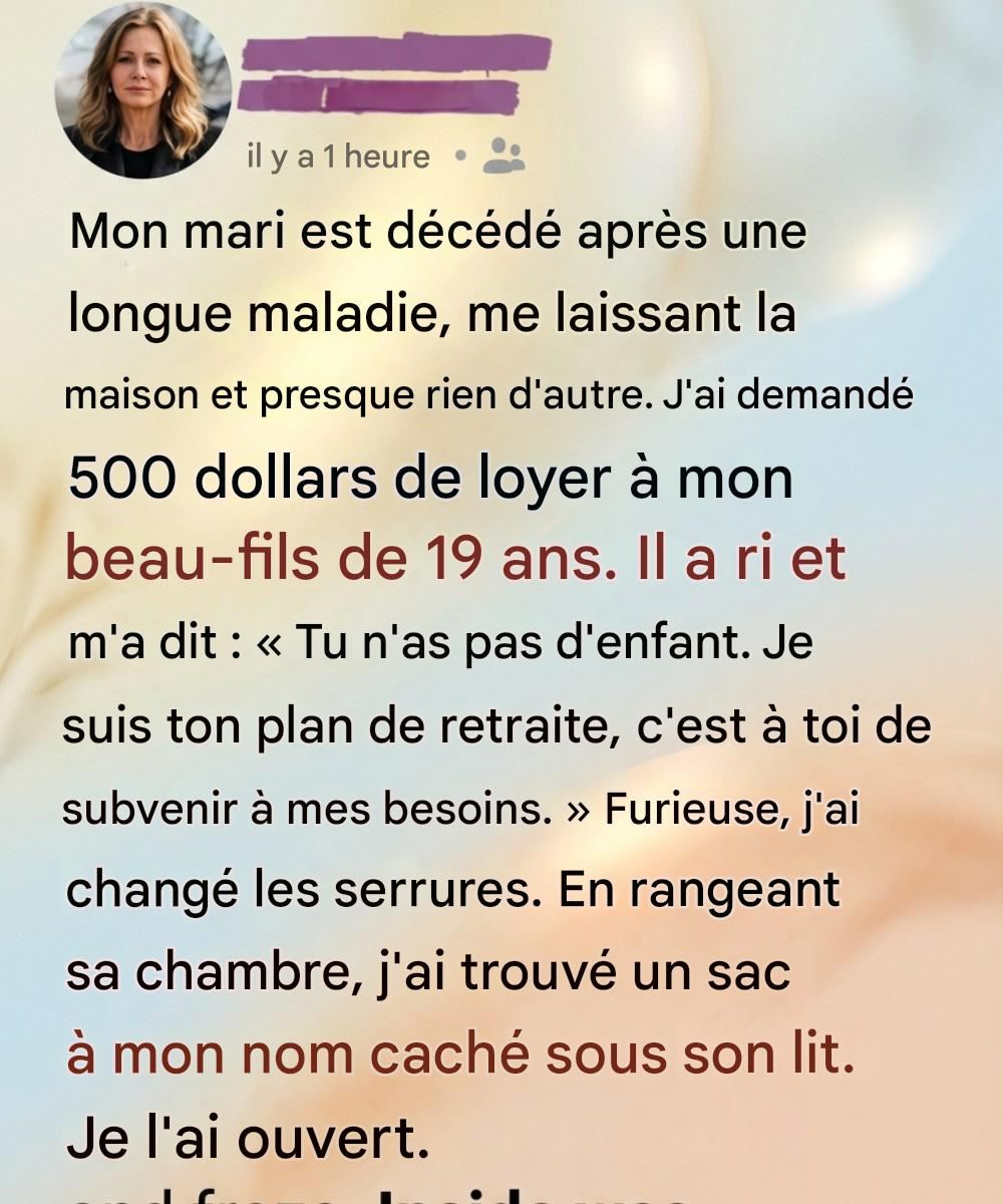 Après le décès de mon mari, une douloureuse conversation familiale a révélé un réconfort inattendu