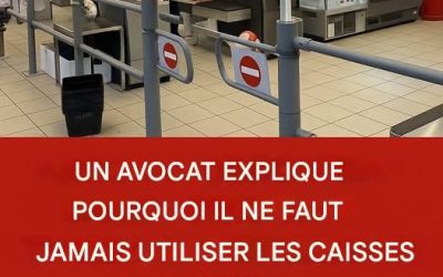 Un avocat explique pourquoi il ne faut JAMAIS utiliser les caisses libre-service en magasin.