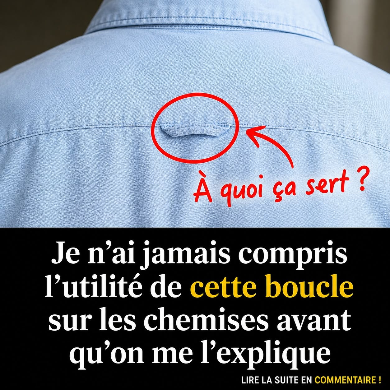 La boucle arrière des chemises : un détail pratique devenu symbole de style intemporel