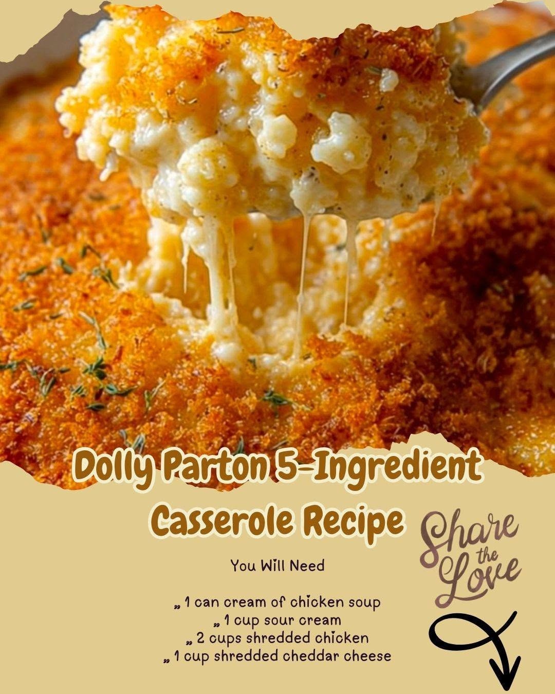Dolly Parton’s 5-Ingredient Casserole