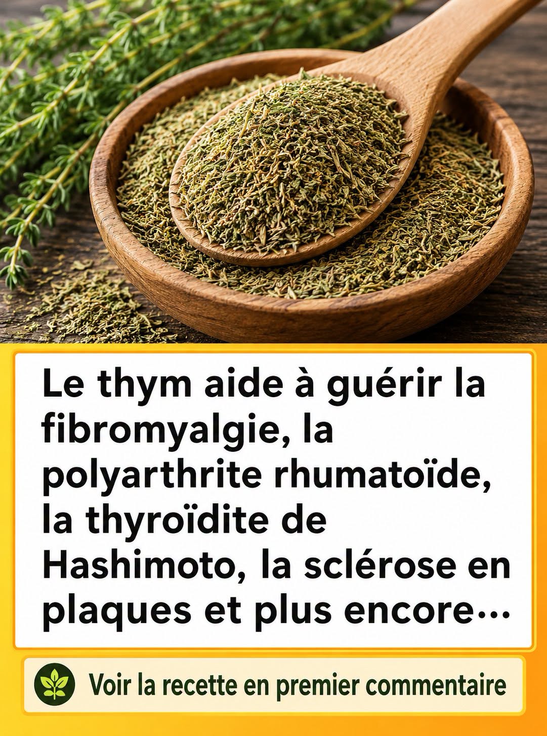 Le thym détruit les infections de la gorge, la grippe, combat les infections respiratoires