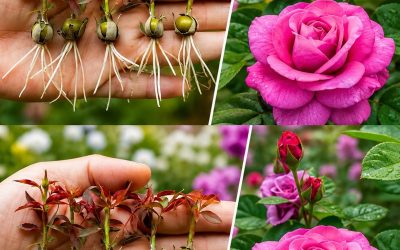 Méthodes simples pour faire pousser des roses sans racines