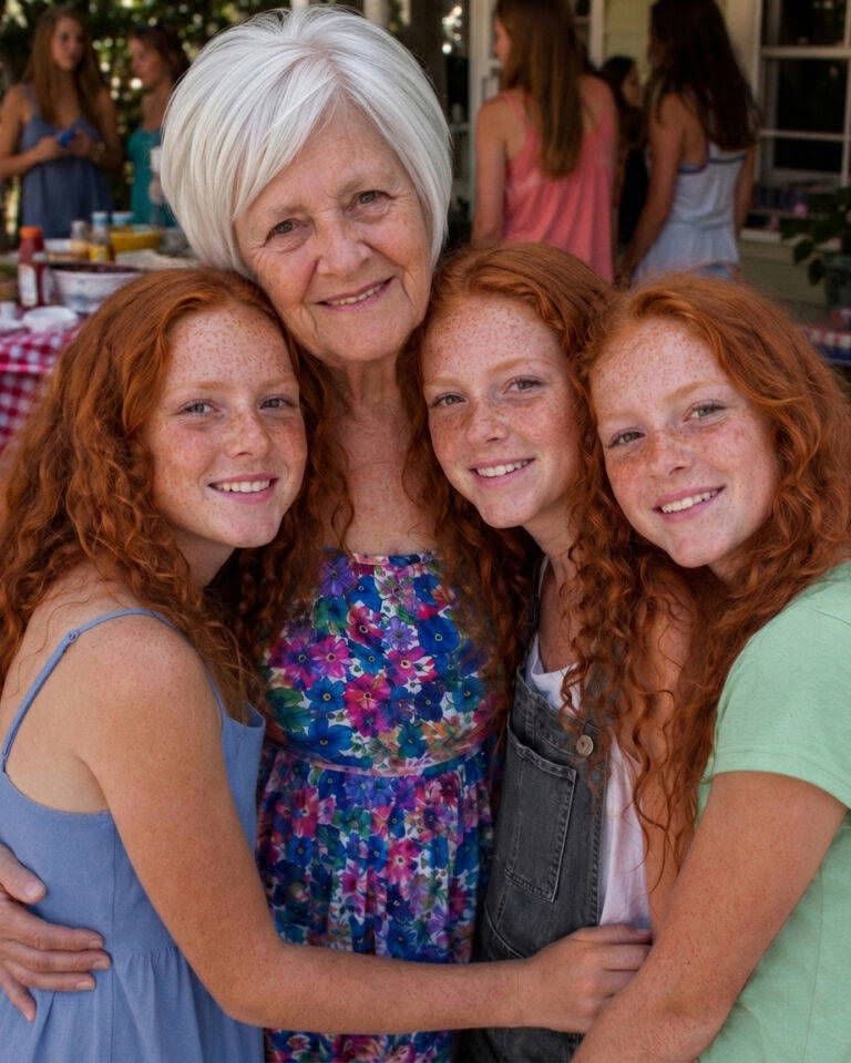 La femme de mon défunt fils m’a confié leurs trois filles triplées car elle « voulait une vie meilleure ». Quinze ans plus tard, elle s’est présentée à notre porte, et ce que les filles ont fait l’a fait hurler.