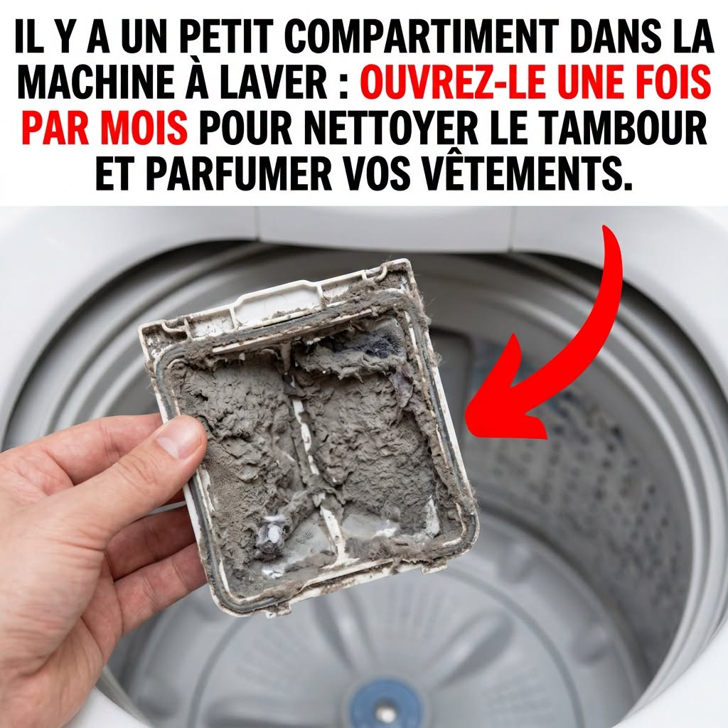 Ce petit tiroir caché dans votre lave-linge mérite une visite mensuelle : voici pourquoi il transforme vos lessives
