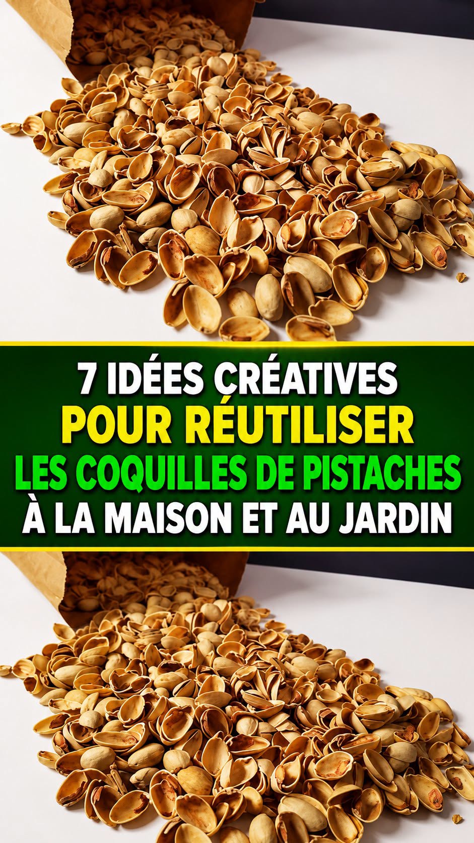 7 Applications Créatives pour les Coquilles de Pistache dans Votre Maison et Jardin