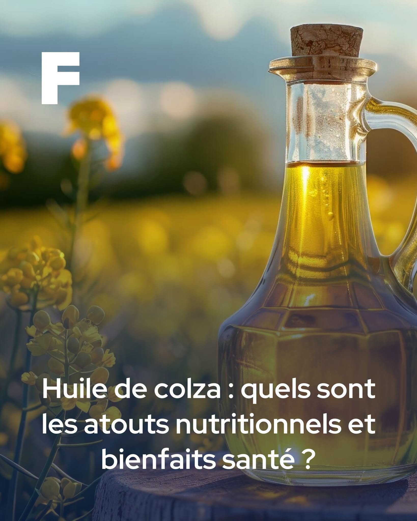 Huile de colza : quels sont les atouts nutritionnels et bienfaits santé ?