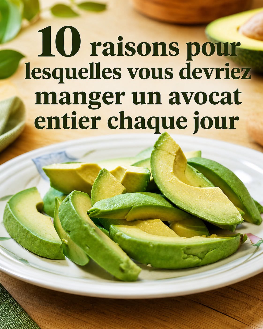 10 raisons pour lesquelles vous devriez manger un avocat entier chaque jour