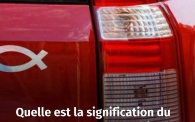 Quelle est la signification du symbole en forme de poisson collée par des automobilistes sur leur voiture ?