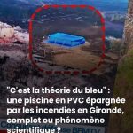 “C’est la théorie du bleu” : une piscine en PVC épargnée par les incendies en Gironde, complot ou phénomène scientifique ?