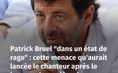 Patrick Bruel “dans un état de rage” : cette menace qu’aurait lancée le chanteur après le boycott de sa pièce de théâtre, “Il l’a très mal digéré”