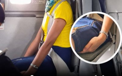 Pourquoi les hôtesses de l’air mettent-elles leurs mains sous leurs cuisses pendant le décollage ? La vraie explication