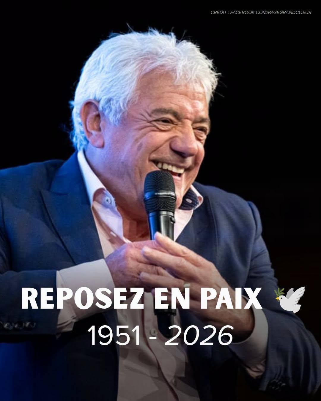 ⚫C’est un jour tellement triste d’apprendre le décès de…Voir plus
