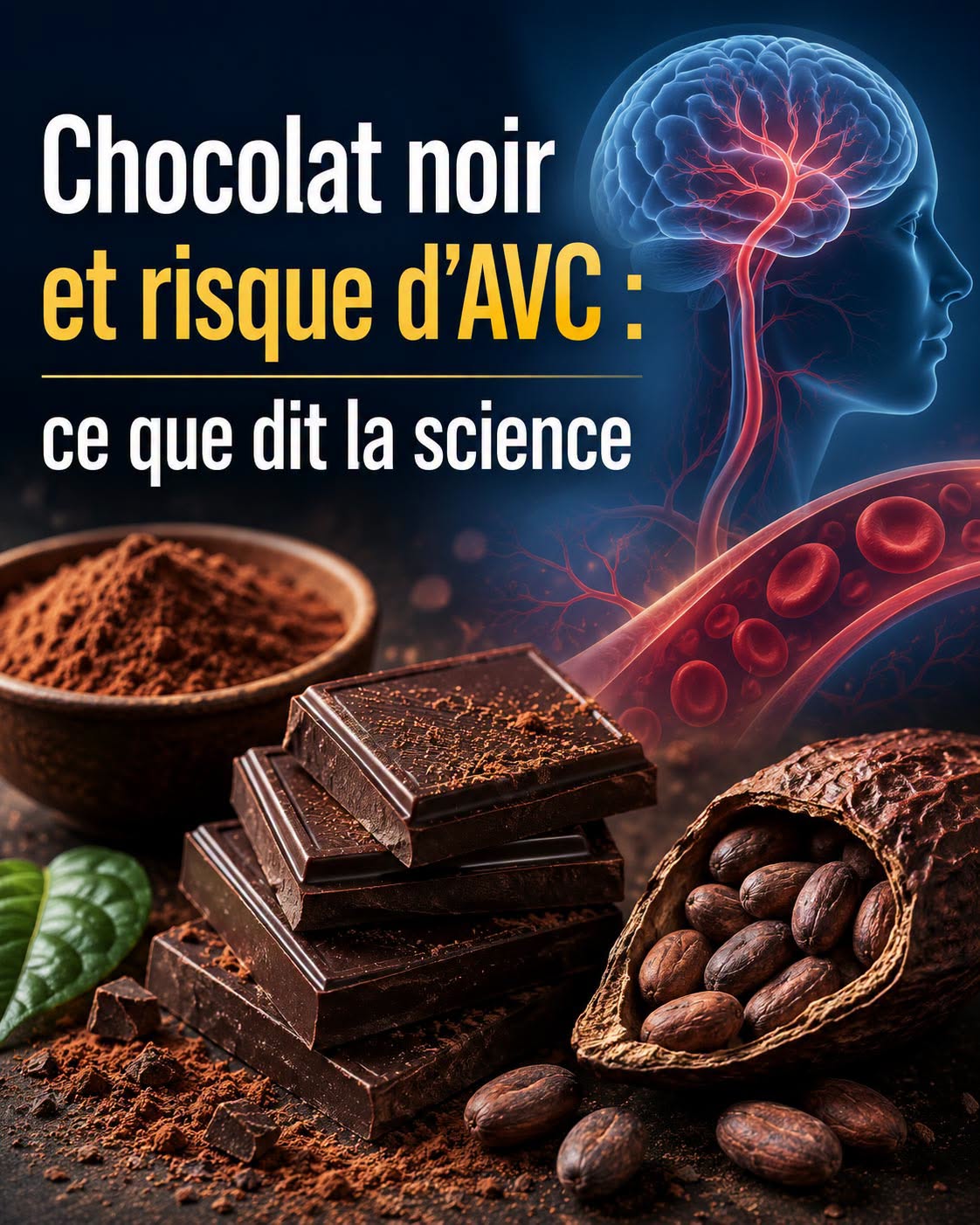 Risque d’AVC et chocolat
