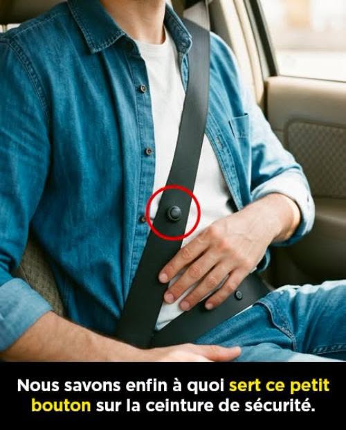 À quoi sert le petit bouton sur la ceinture de sécurité ? Une utilité méconnue