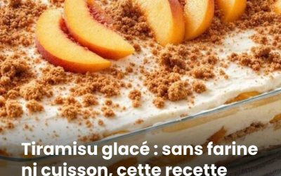 Tiramisu glacé : sans farine ni cuisson, cette recette revisitée remplace vos desserts cet été