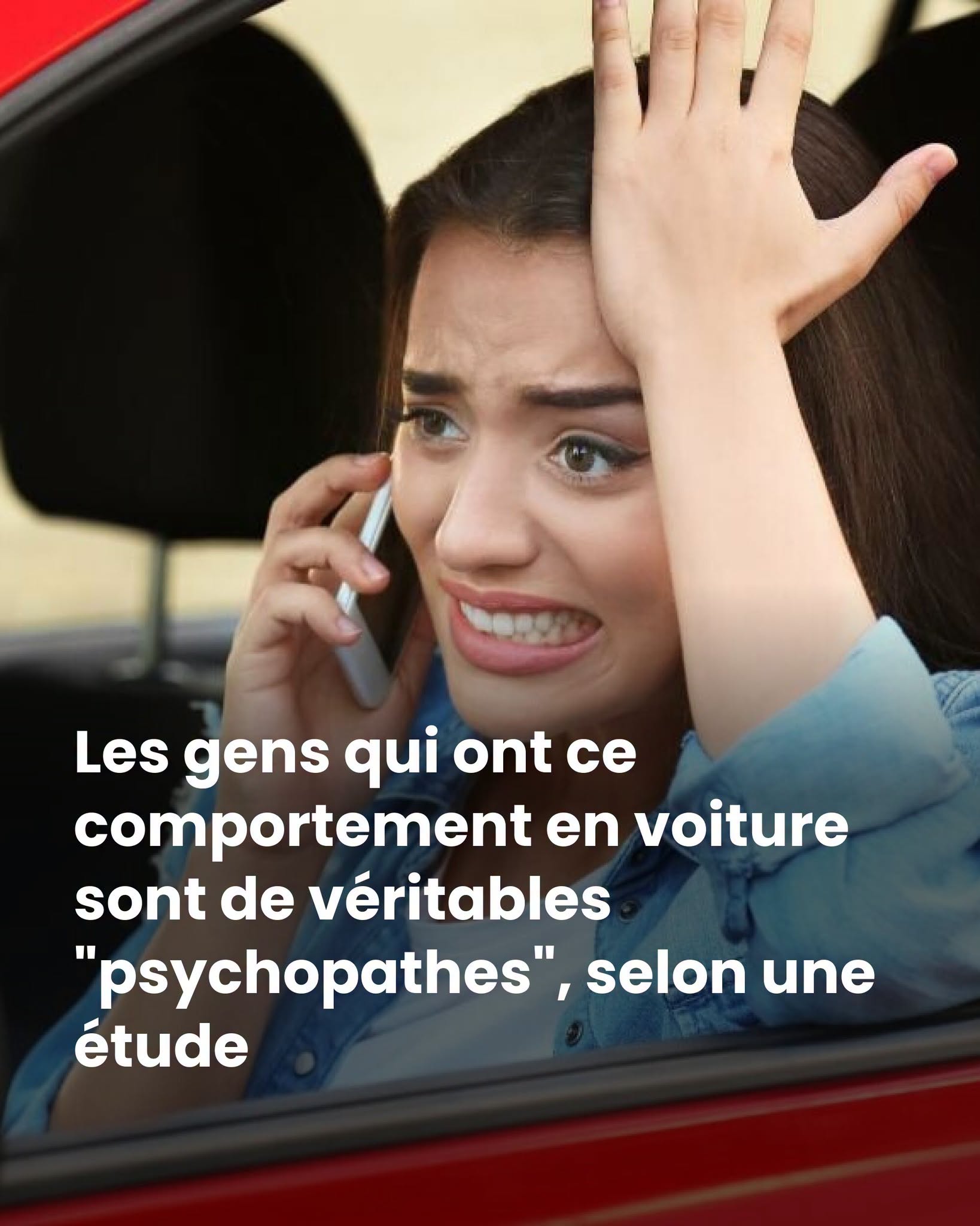 Les gens qui ont ce comportement en voiture sont de véritables “psychopathes”, selon une étude