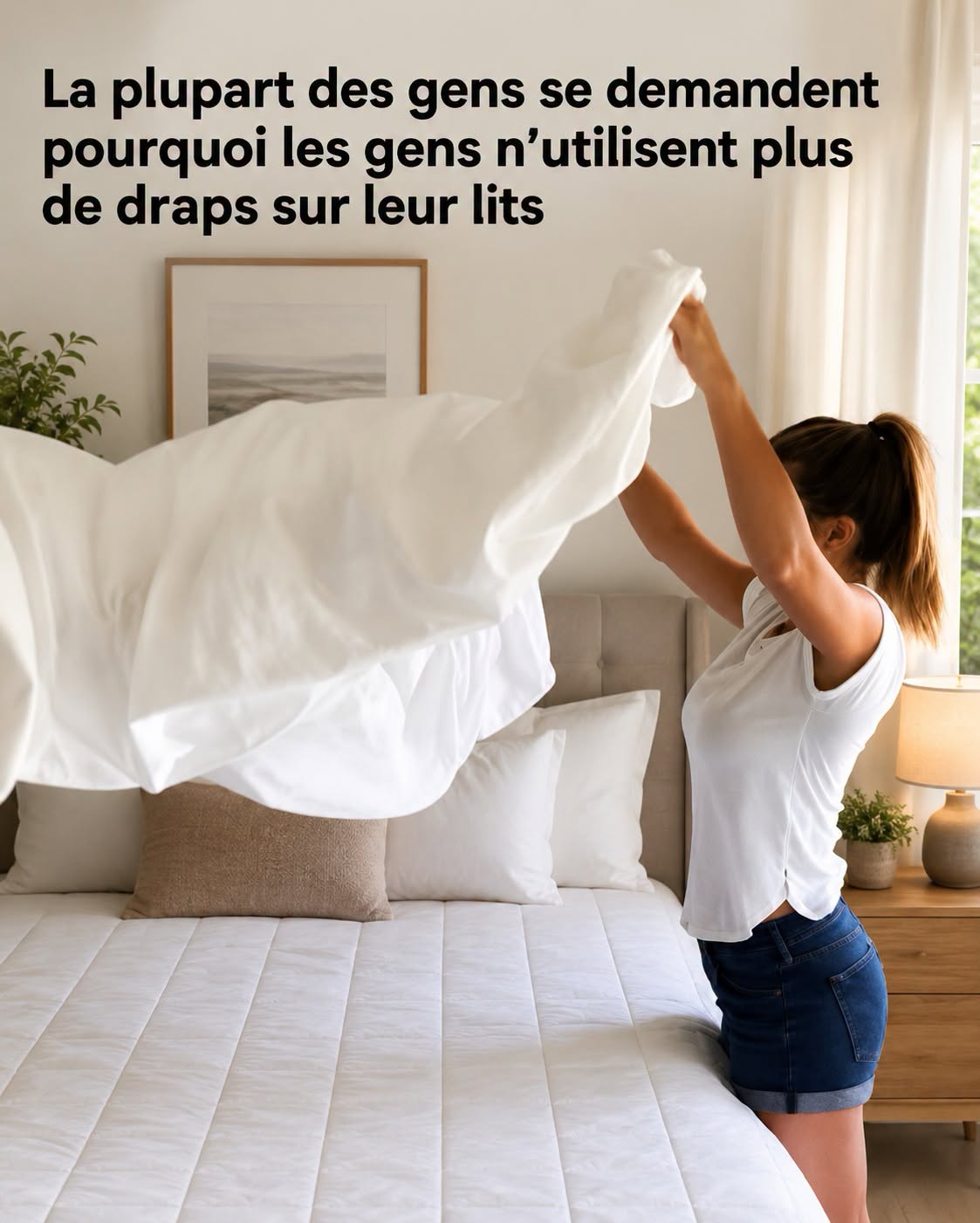 Pourquoi le drap de dessus perd-il sa place dans nos chambres ?