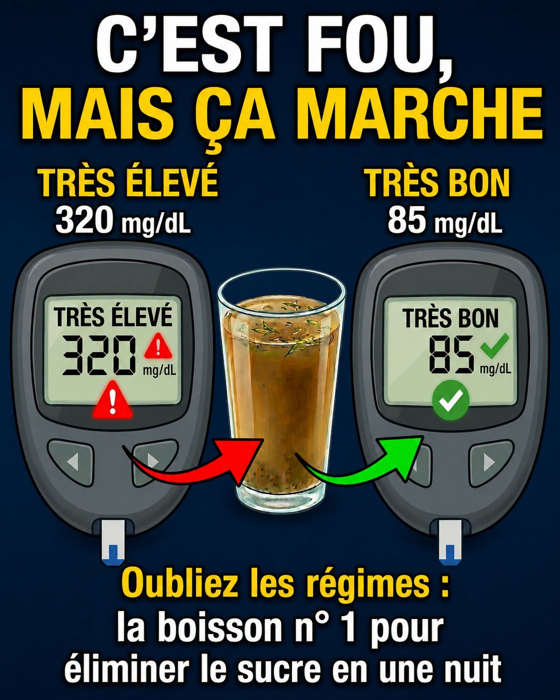 Oubliez les régimes : la boisson n° 1 pour éliminer le sucre en une nuit